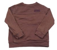 Mahagonová mikina s nášivkou George