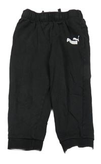 Černé lehké tepláky s logem Puma