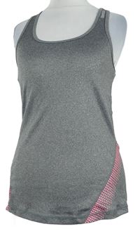 Dámský šedý sportovní top Reebok 