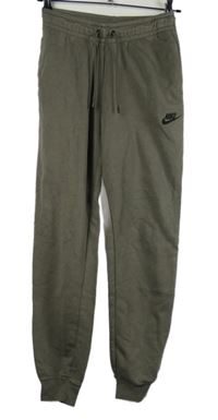 Dámské hnědé cuff tepláky Nike 
