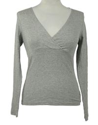 Nové - Dámské šedé žebrované triko River Island 