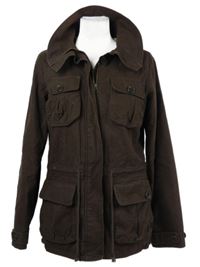 Dámská hnědá riflová parka H&M