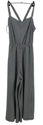 Nové - Dámský černo-bílý proužkovaný culottes kalhotový overal Primark 