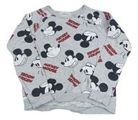 Šedá mikina s Mickey Mousem H&M