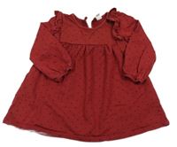 Vínové teplákové šaty s hvězdičkami LC Waikiki