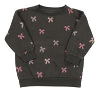 Šedá mikina s mašlemi F&F