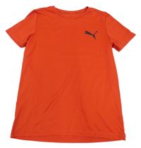 Červené sportovní funkční tričko Puma 