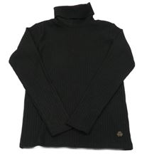 Černý žebrovaný rolák Pomp de Lux