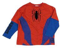 Červeno-modré triko se Spider-manem Marvel 