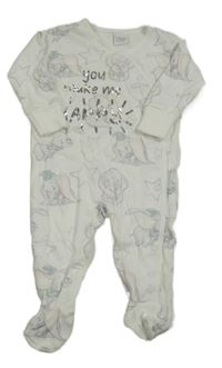 Bílý overal s Dumbem Disney