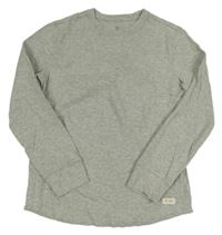 Šedé vzorované triko s nášivkou GAP