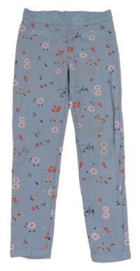 Světlemodré květované tregíny Kids