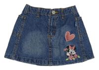 Modrá riflová sukně s Minnie Disney