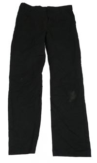 Černé společenské kalhoty F&F