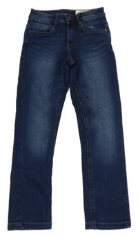 Tmavomodré teplákové skinny rifle Pepperts