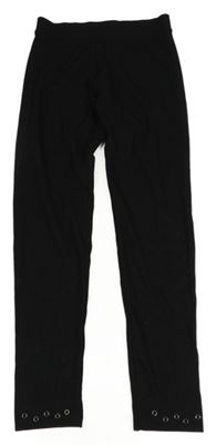 Černé crop legíny s cvočky C&A