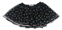Černá tylová tutu sukně s netopýry Kiki&Koko