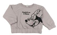 Světlerůžová mikina s Minnií Disney