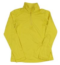 Žlutá sportovní funkční mikina CMP 