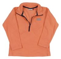 Lososová fleecová mikina se stojáčkem Lego