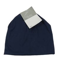 Nové - Tmavomodrá bavlněná čepice