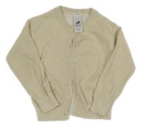 Zlatý propínací svetr C&A