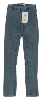 Nové - Modré legíny riflového vzhledu Name it