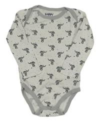 Bílo-šedé body se slony Tchibo