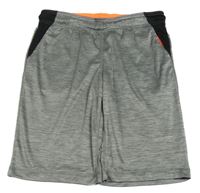 Šedo-černé sportovní kraťasy C&A