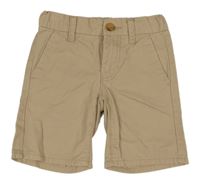 Béžové plátěné kraťasy Kiabi 