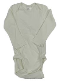 Bílé žebrované body H&M