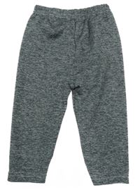 Šedé melírované sportovní legíny