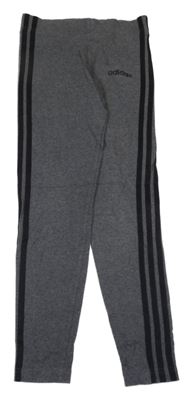 Tmavošedé legíny s logem Adidas