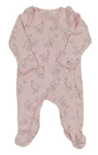 Světlerůžový overal s myšmi a volánky M&Co