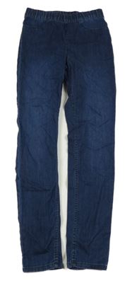 Tmavomodré riflové džegíny H&M