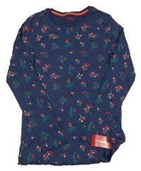 Nové - tmavomodré triko s větvičkami M&S