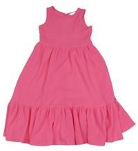 Křiklavě růžové vzorované šaty PRIMARK