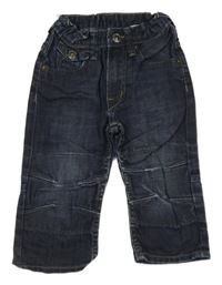 Tmavomodré straight leg rifle H&M