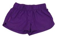 Purpurové plážové kraťasy s logem TRIBORD