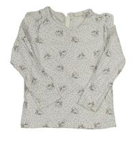 Bílé puntíkaté triko s Minnie H&M
