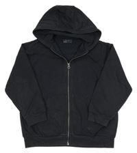 Tmavomodrá propínací mikina s kapucí Next