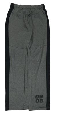 Tmavošedo-černé sportovní funkční tepláky Crivit