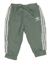 Khaki tepláky s logem Adidas