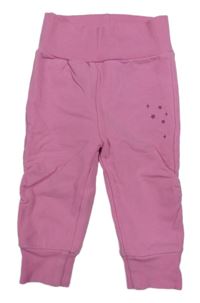 Růžové tepláky s hvězdami C&A