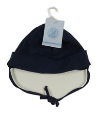 Nové - Tmavomodrá bavlněná čepice