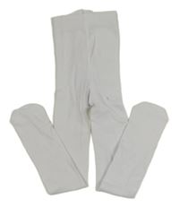 Bílé punčocháče