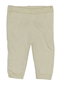 Smetanové pletené tepláky F&F