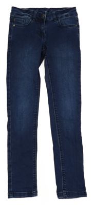 Tmavomodré skinny rifle Yigga