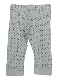 Bílé lehké tepláky s trojúhelníky F&F