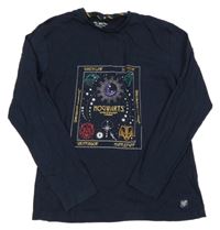 Tmavomodré triko s potiskem - Harry Potter M&S